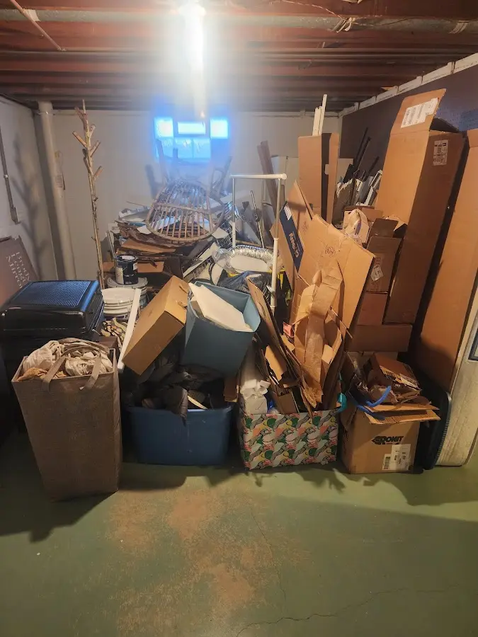 Roll-off dumpster container at job site for Construction Dumpster Rental in Ewing